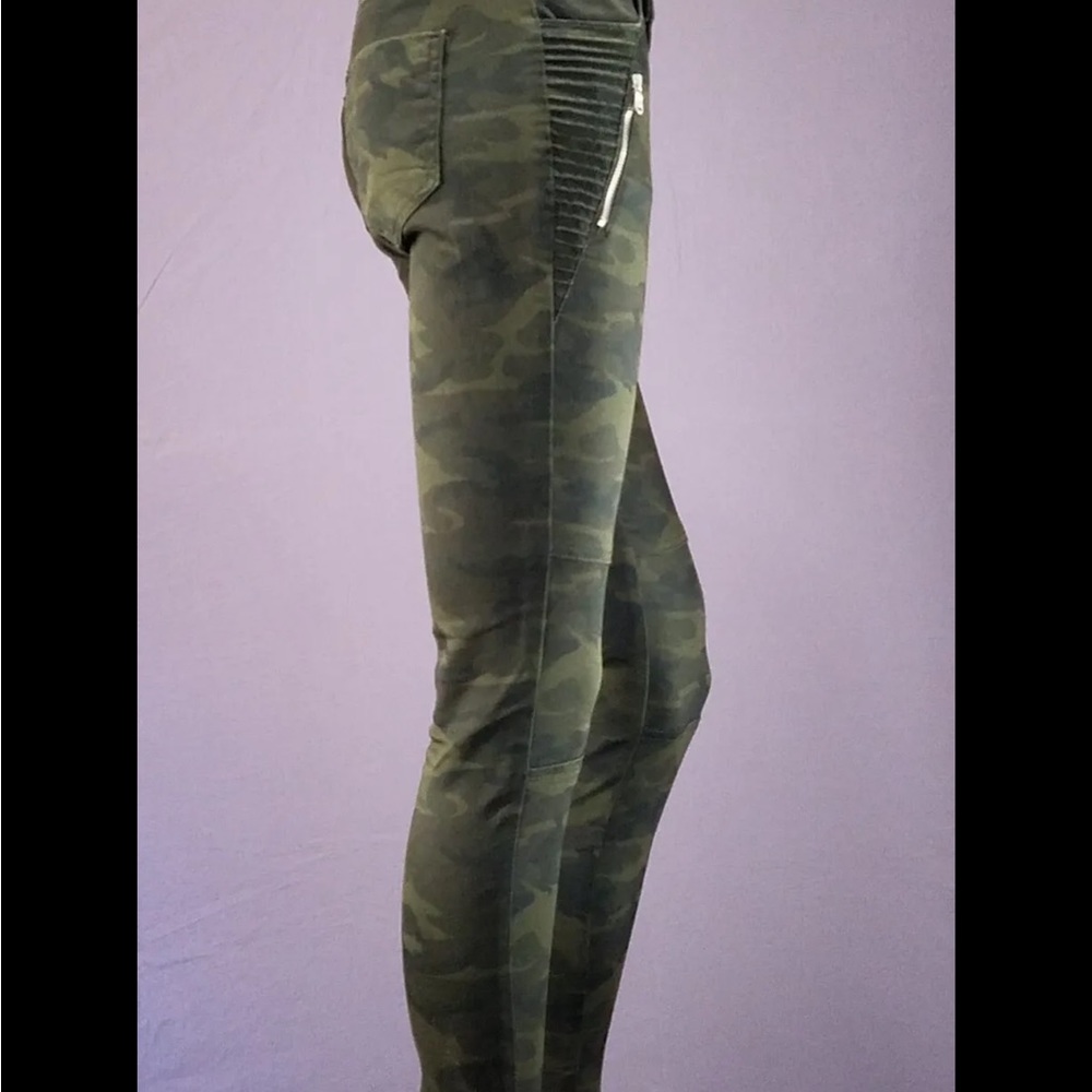 ZARA Basic Z1975 Power Stretch Olive Skinny‎ Jean - Picture 4 of 12